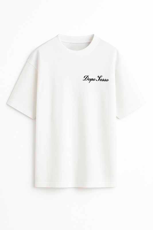 T-Shirt Weiß - Maiolica Nero (Vorbestellung)