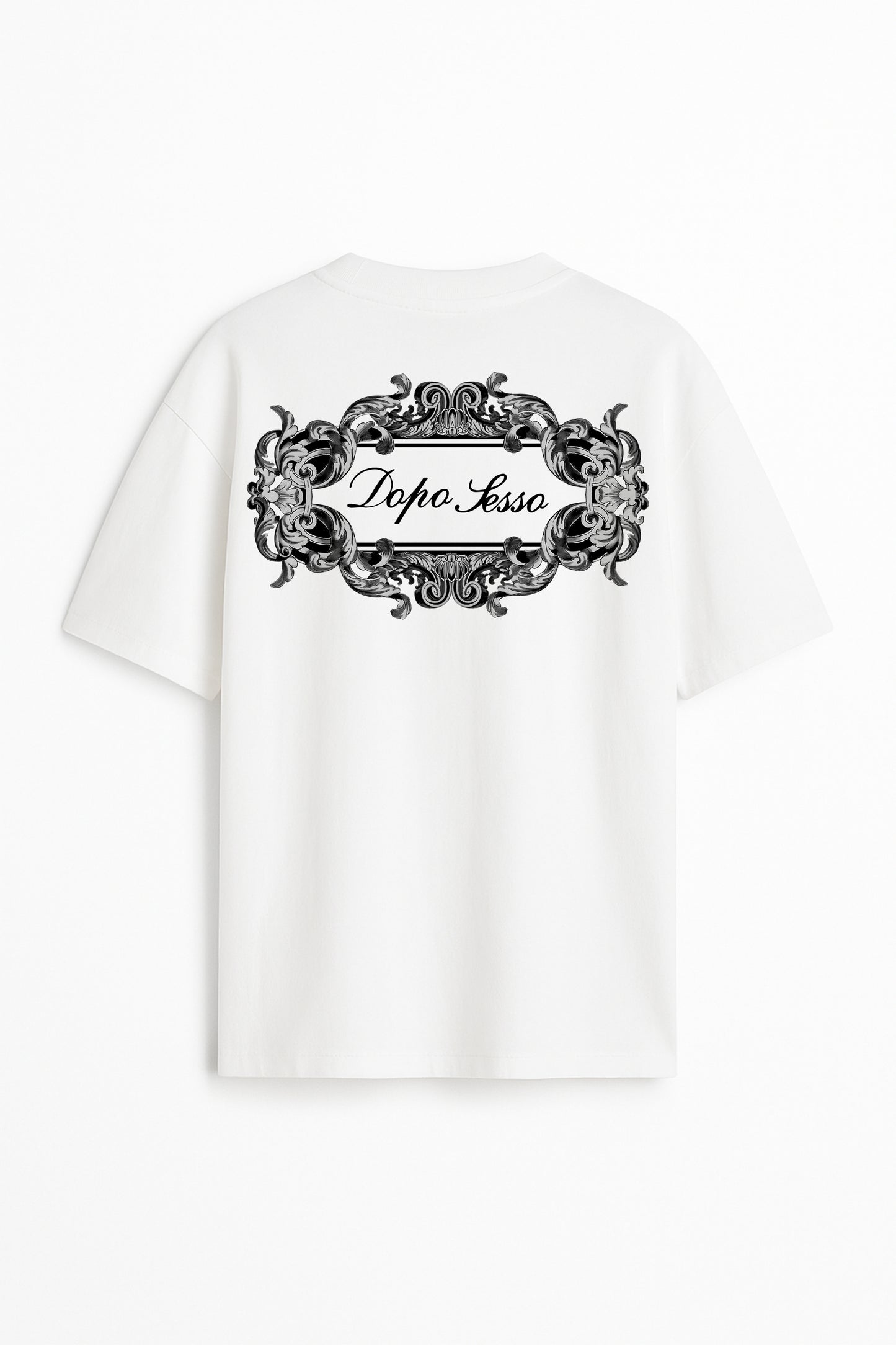 T-Shirt White - Maiolica Nero (Preorder)