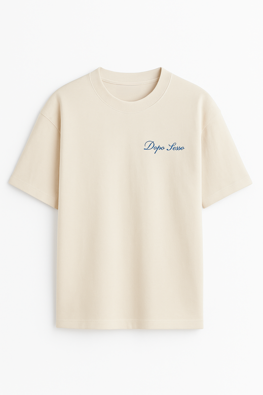 T-Shirt Natural - Maiolica Blu (Vorbestellung)