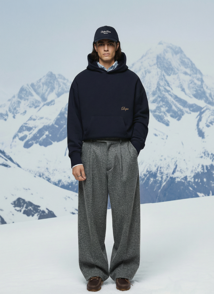 Classic Hoodie - Navy