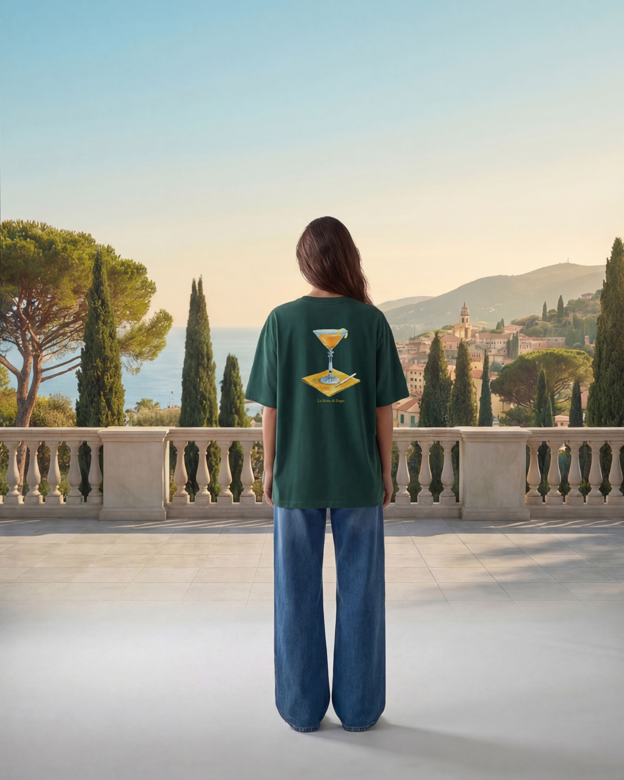 T-Shirt - Green Martini
