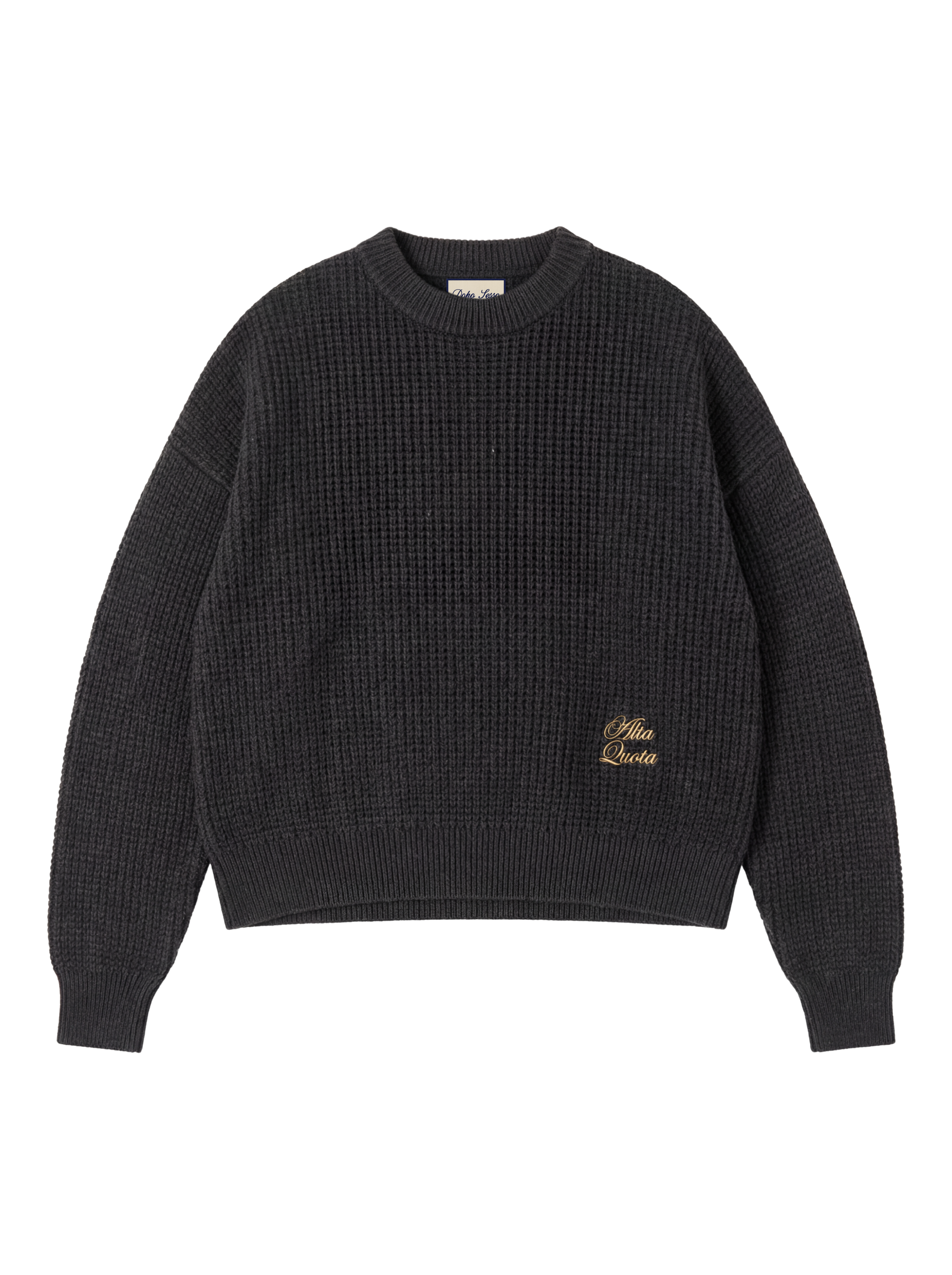 Heavy Knit Sweater - Grey