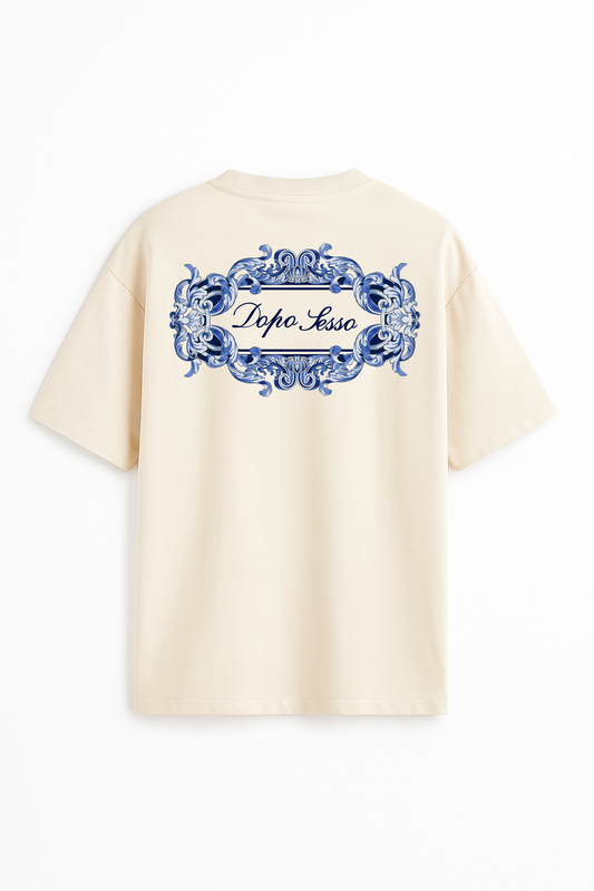 T-Shirt Natural - Maiolica Blu (Vorbestellung)