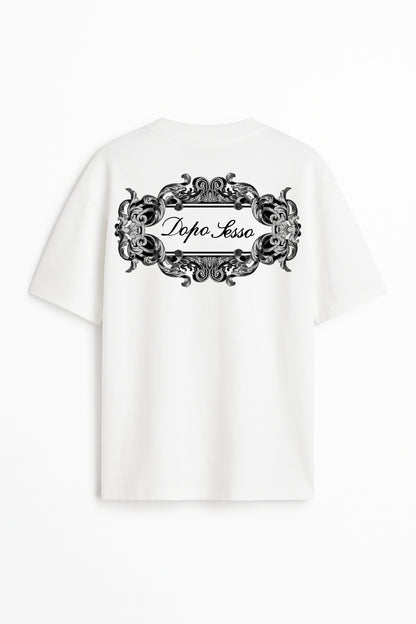 T-Shirt White - Maiolica Nero (Preorder)